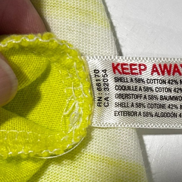 Free People Boho Beachy Resort Wear Neon Yellow & White Striped Maxi Dress - Picture 2 of 8